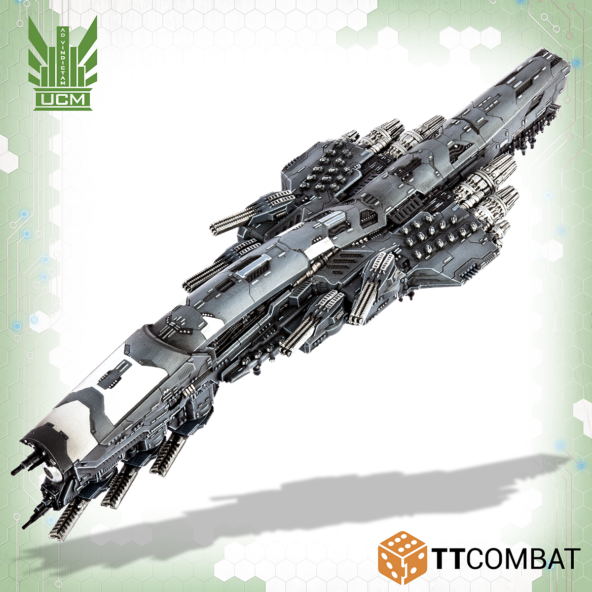 Dropfleet Commander: UCM Beijing/New York/Tokyo Battleship | GrognardGamesBatavia