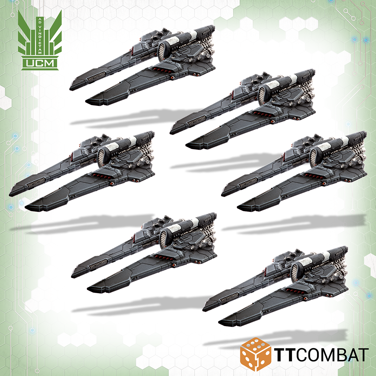 Dropfleet Commander: UCM Santiago Corvettes | GrognardGamesBatavia