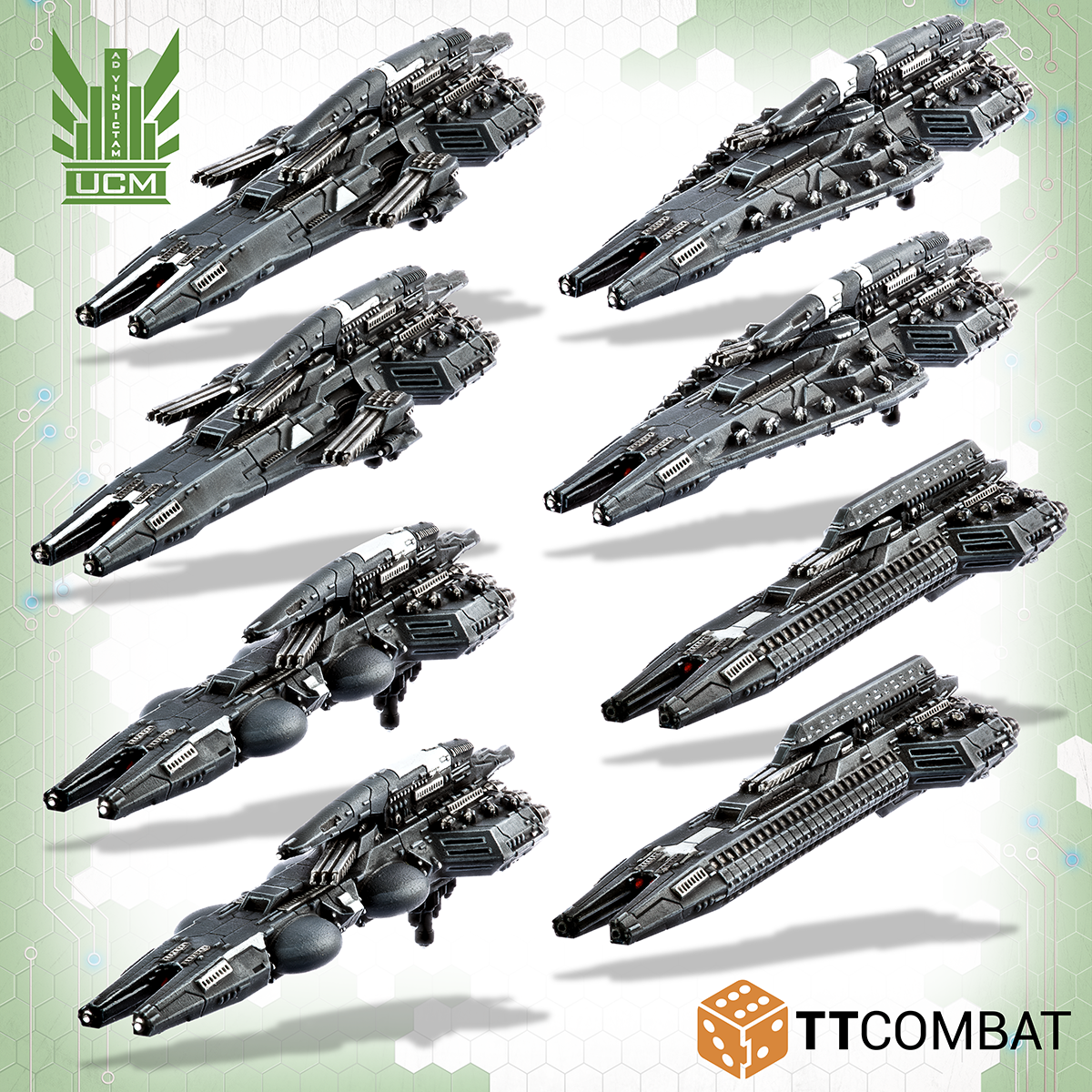 Dropfleet Commander: UCM Frigate Box | GrognardGamesBatavia