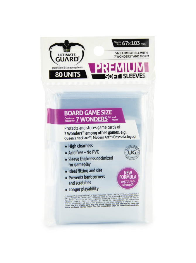 Ultimate Guard Premium 72x112mm Card Sleeves | GrognardGamesBatavia