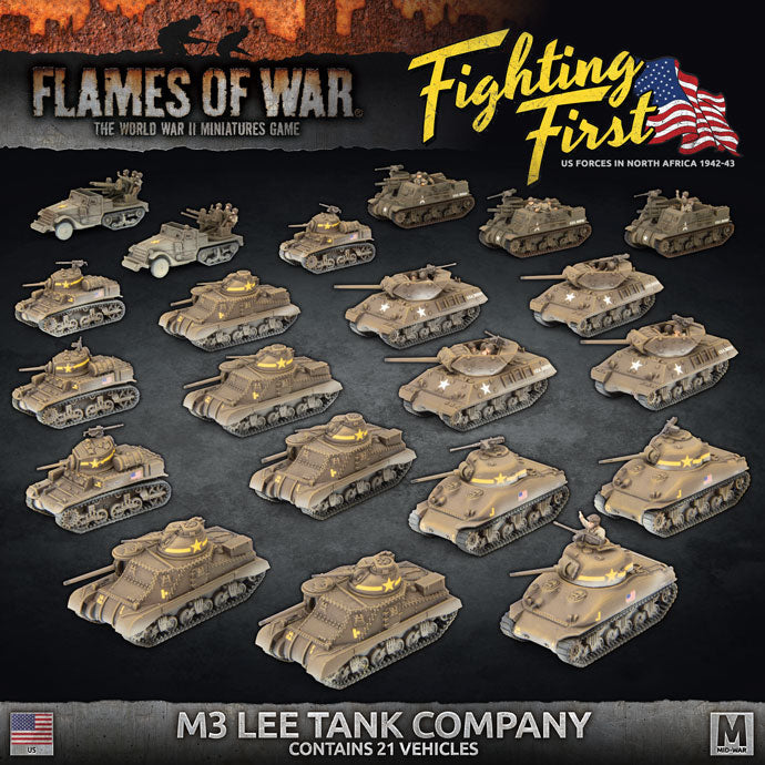 Flames of War M3 Lee Tank Company | GrognardGamesBatavia
