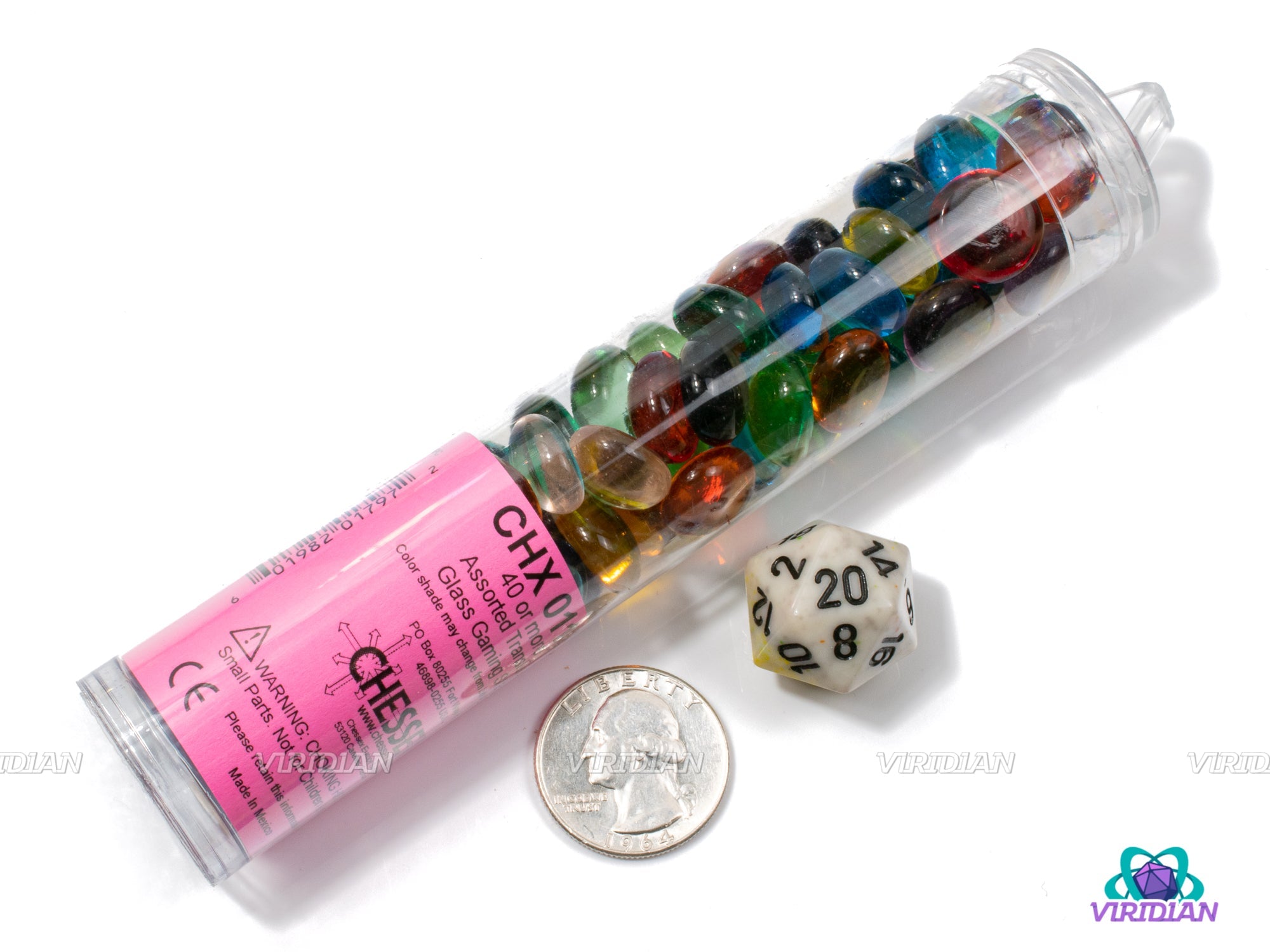 CHX 01195 Assorted Translucent Gaming Stones | GrognardGamesBatavia