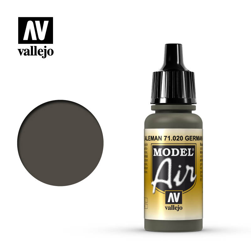 71.020 Vallejo Model Air Green Brown | GrognardGamesBatavia