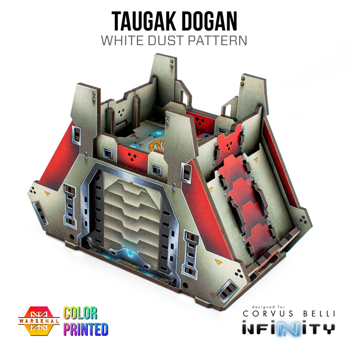 Infinity Warsenal MDF Terrain Set: Taugak Dogan Color Print White Dust | GrognardGamesBatavia