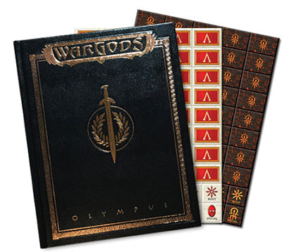 Wargods Olympus Hardcover Rulebook - Collector's Edition | GrognardGamesBatavia