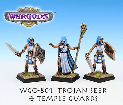 Wargods Trojan Seer and Temple Guard | GrognardGamesBatavia