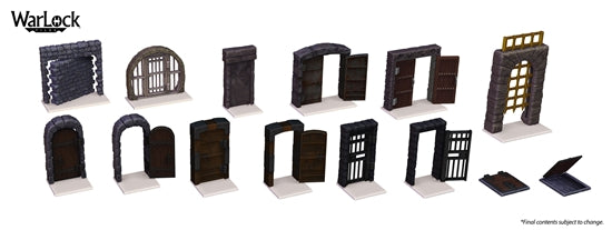 Warlock Tiles: Doors and Archways | GrognardGamesBatavia