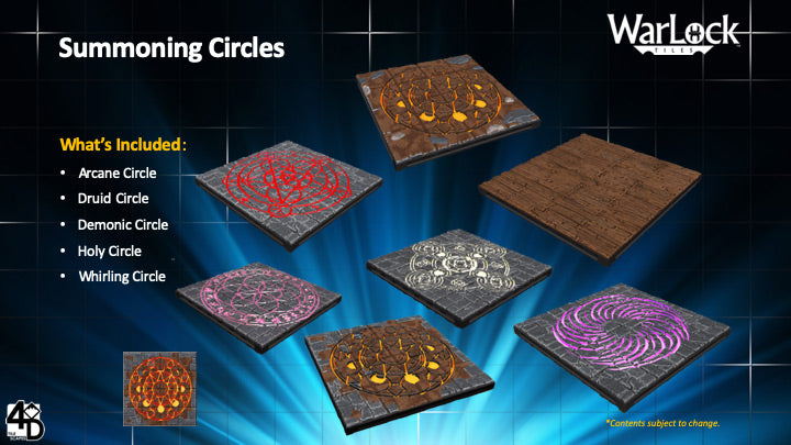 Warlock Tiles: Summoning Circles | GrognardGamesBatavia