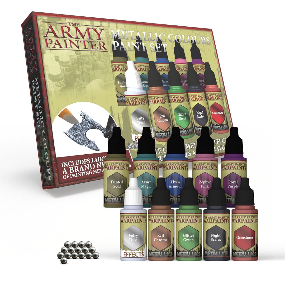 Army Painter Metallic Colours Paint Set | GrognardGamesBatavia