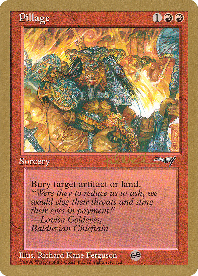 Pillage (Paul McCabe) (SB) [World Championship Decks 1997] | GrognardGamesBatavia