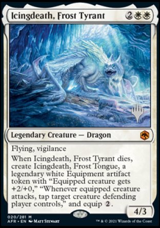 Icingdeath, Frost Tyrant (Promo Pack) [Dungeons & Dragons: Adventures in the Forgotten Realms Promos] | GrognardGamesBatavia