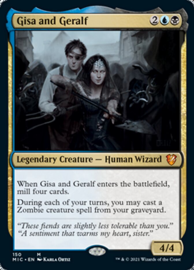 Gisa and Geralf [Innistrad: Midnight Hunt Commander] | GrognardGamesBatavia