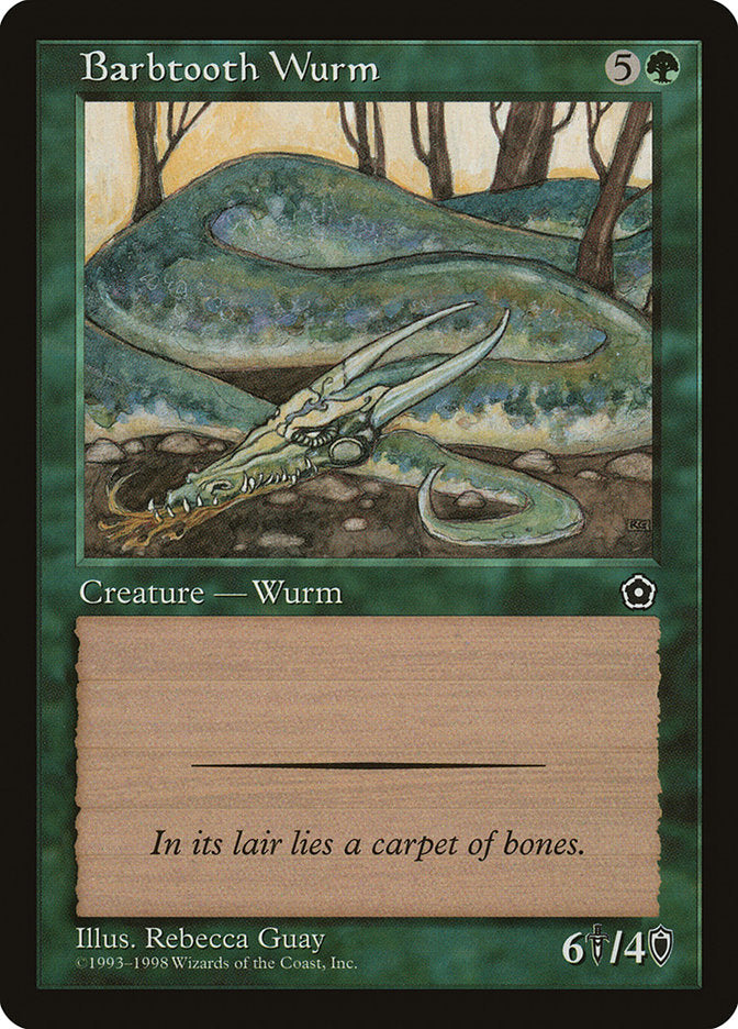 Barbtooth Wurm [Portal Second Age] | GrognardGamesBatavia