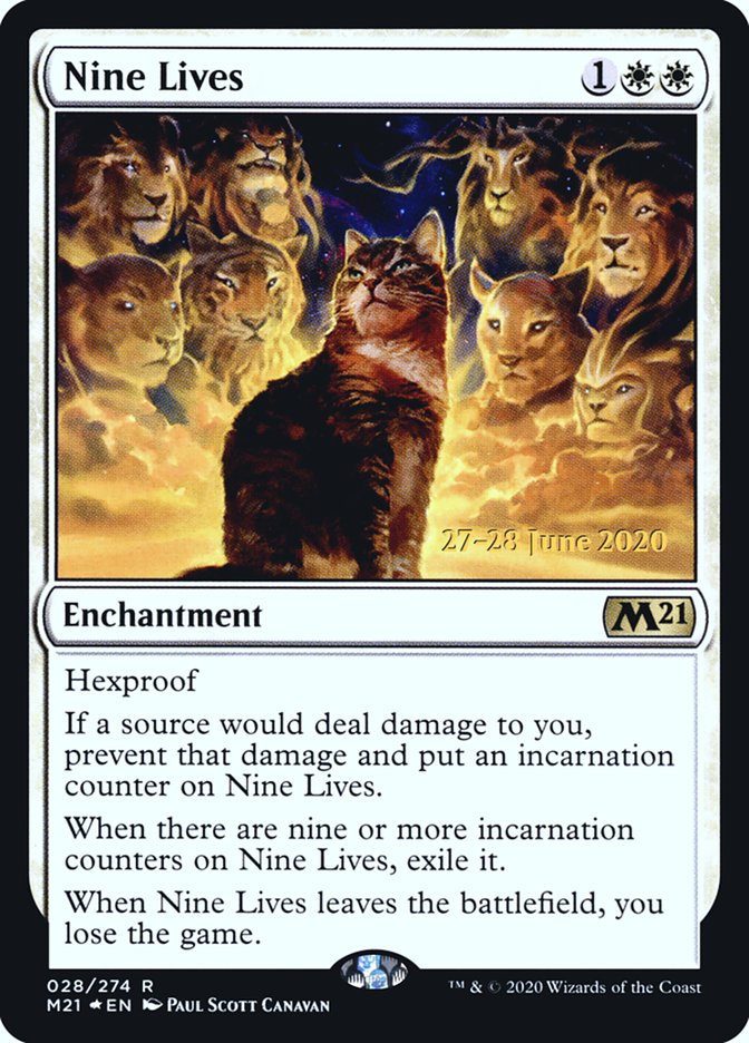 Nine Lives [Core Set 2021 Prerelease Promos] | GrognardGamesBatavia