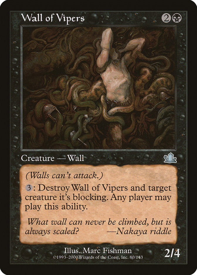 Wall of Vipers [Prophecy] | GrognardGamesBatavia