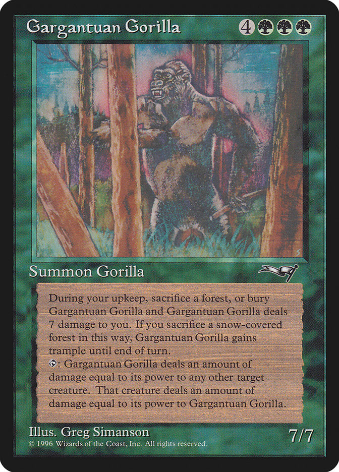 Gargantuan Gorilla [Alliances] | GrognardGamesBatavia