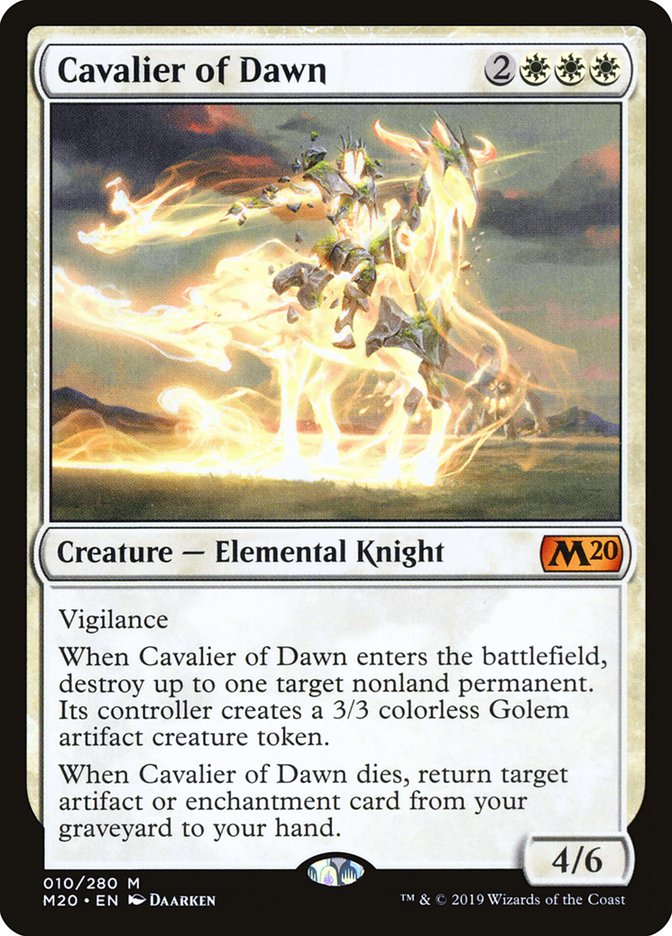 Cavalier of Dawn [Core Set 2020] | GrognardGamesBatavia