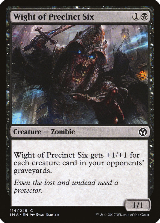 Wight of Precinct Six [Iconic Masters] | GrognardGamesBatavia
