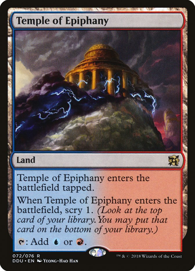 Temple of Epiphany [Duel Decks: Elves vs. Inventors] | GrognardGamesBatavia