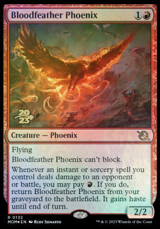 Bloodfeather Phoenix [March of the Machine Prerelease Promos] | GrognardGamesBatavia