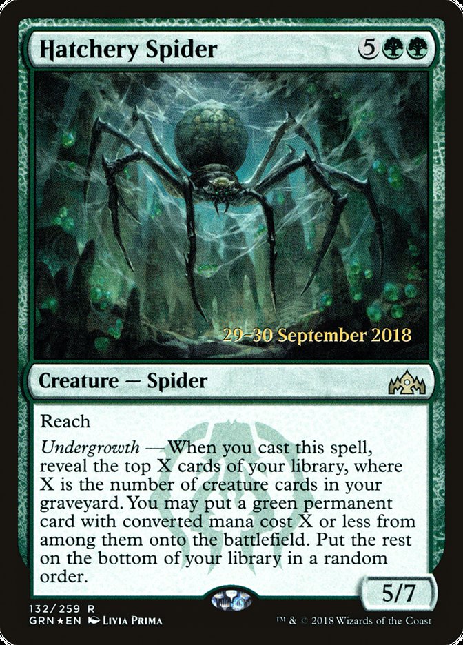 Hatchery Spider [Guilds of Ravnica Prerelease Promos] | GrognardGamesBatavia