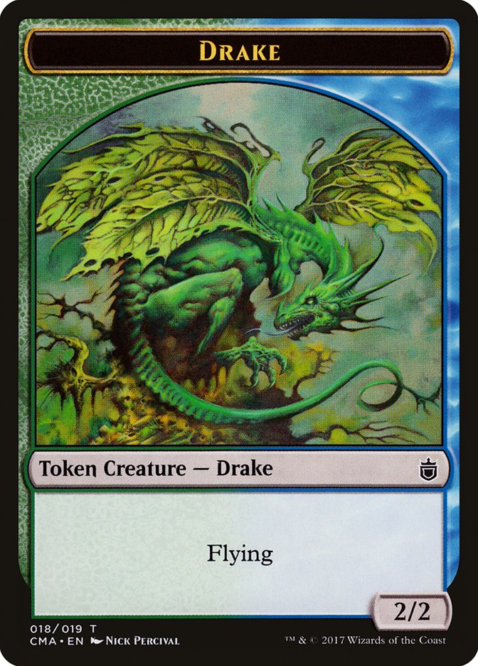 Drake Token [Commander Anthology Tokens] | GrognardGamesBatavia