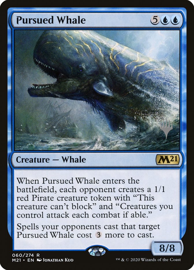 Pursued Whale (Promo Pack) [Core Set 2021 Promos] | GrognardGamesBatavia