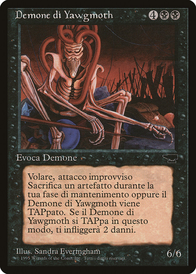 Yawgmoth Demon (Italian) [Rinascimento] | GrognardGamesBatavia