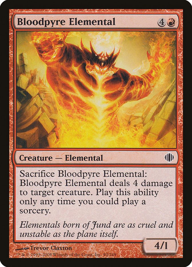 Bloodpyre Elemental [Shards of Alara] | GrognardGamesBatavia