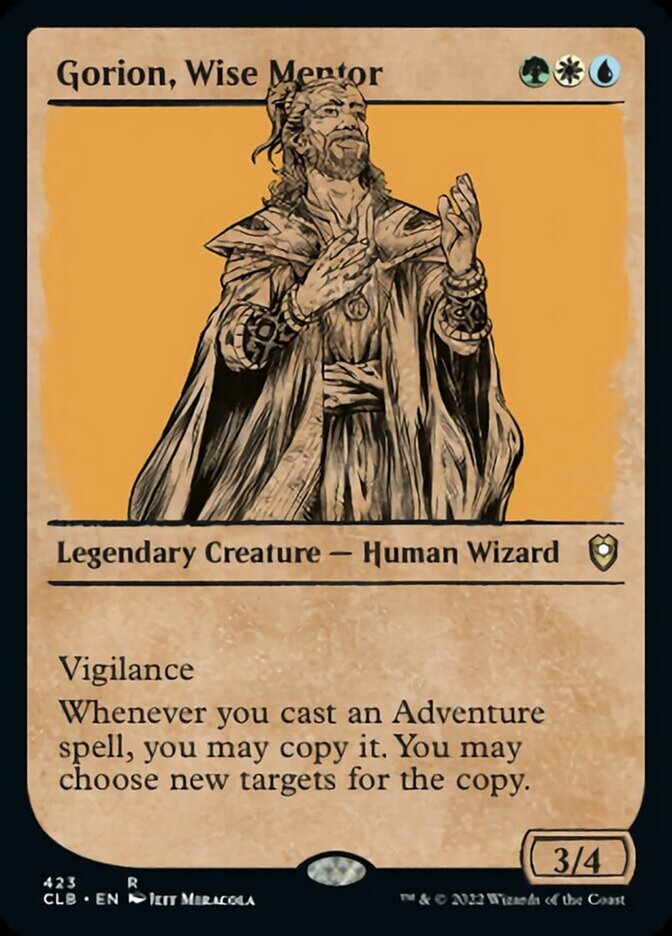 Gorion, Wise Mentor (Showcase) [Commander Legends: Battle for Baldur's Gate] | GrognardGamesBatavia