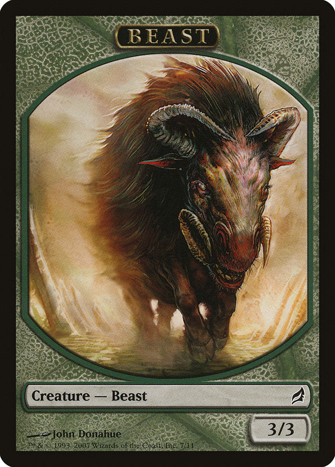 Beast Token [Lorwyn Tokens] | GrognardGamesBatavia