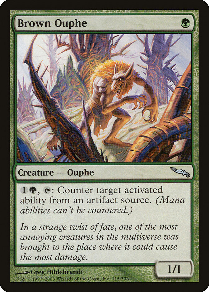 Brown Ouphe [Mirrodin] | GrognardGamesBatavia