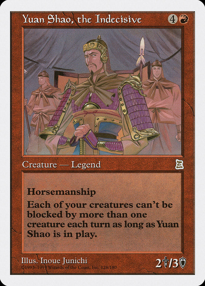 Yuan Shao, the Indecisive [Portal Three Kingdoms] | GrognardGamesBatavia