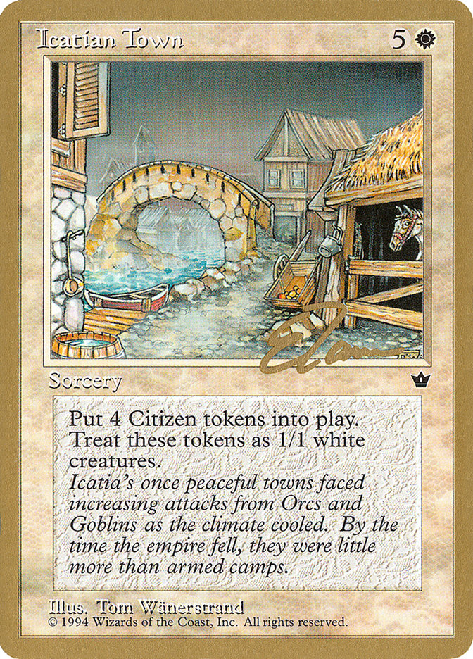 Icatian Town (Eric Tam) [Pro Tour Collector Set] | GrognardGamesBatavia