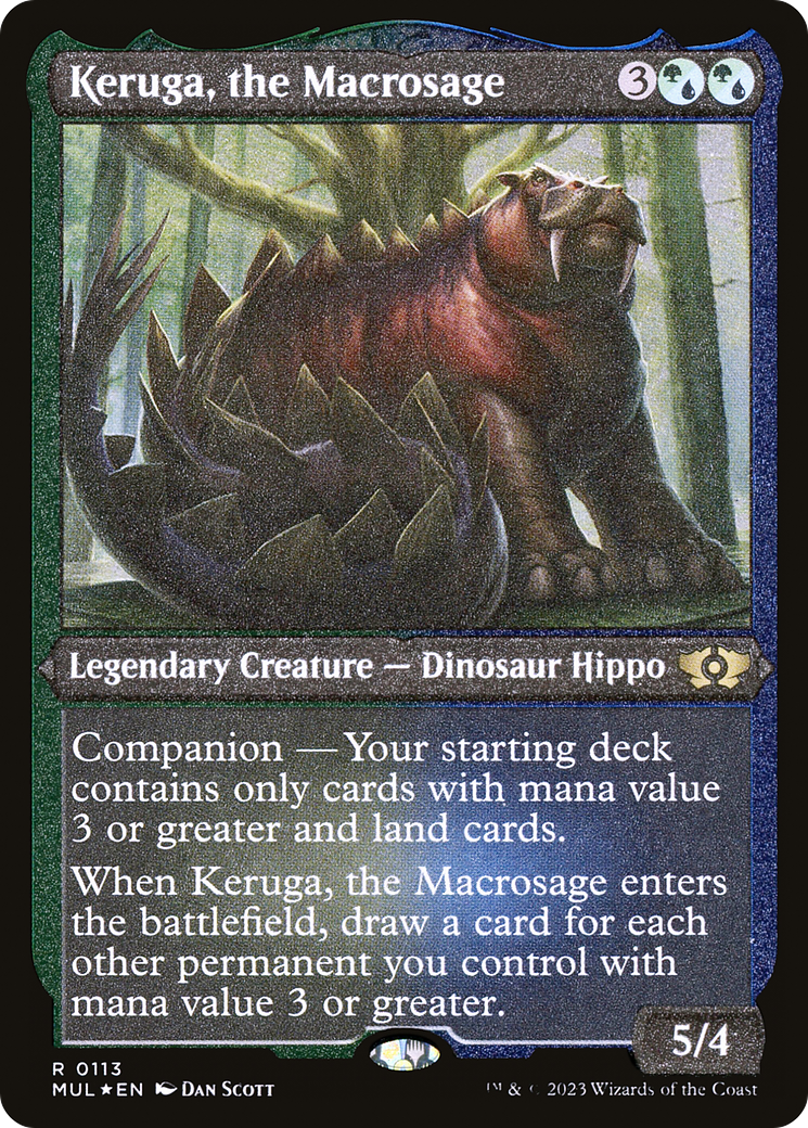 Keruga, the Macrosage (Foil Etched) [Multiverse Legends] | GrognardGamesBatavia