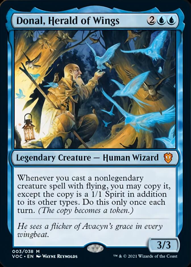 Donal, Herald of Wings [Innistrad: Crimson Vow Commander] | GrognardGamesBatavia