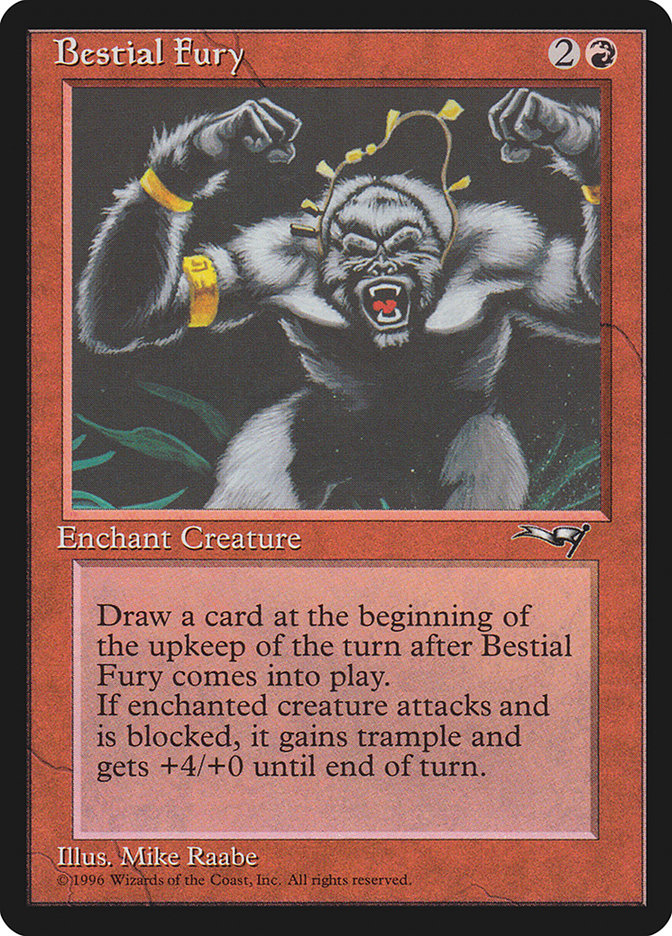 Bestial Fury (Fists Raised) [Alliances] | GrognardGamesBatavia