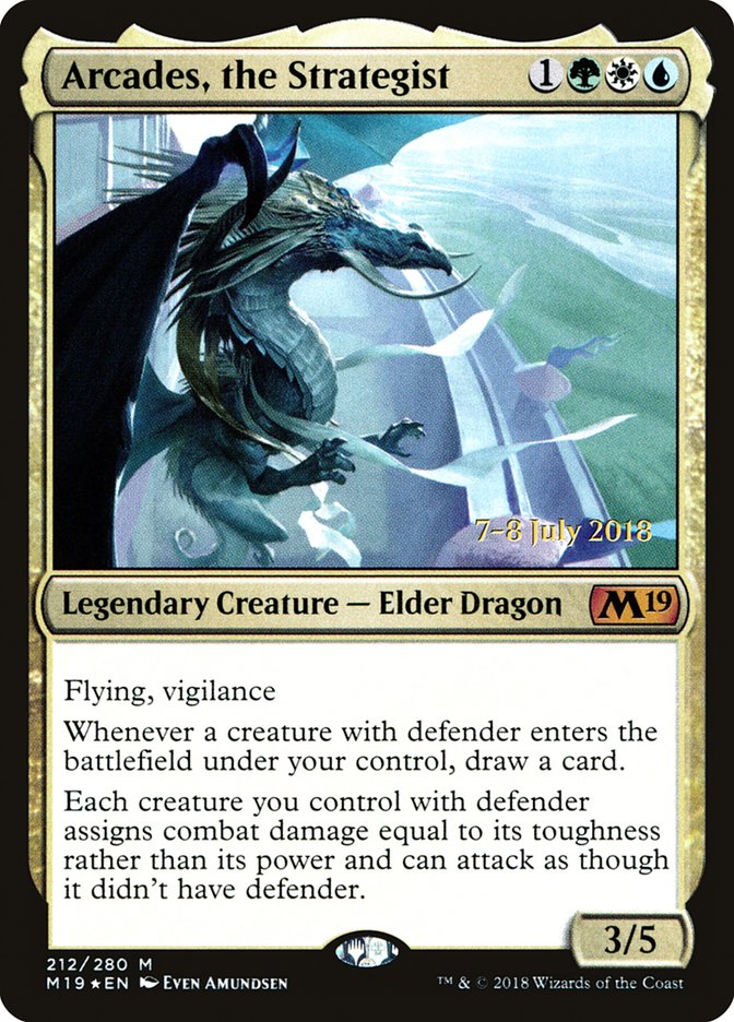 Arcades, the Strategist [Core Set 2019 Prerelease Promos] | GrognardGamesBatavia