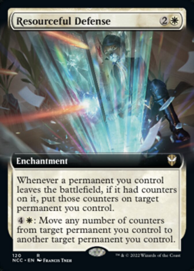 Resourceful Defense (Extended Art) [Streets of New Capenna Commander] | GrognardGamesBatavia