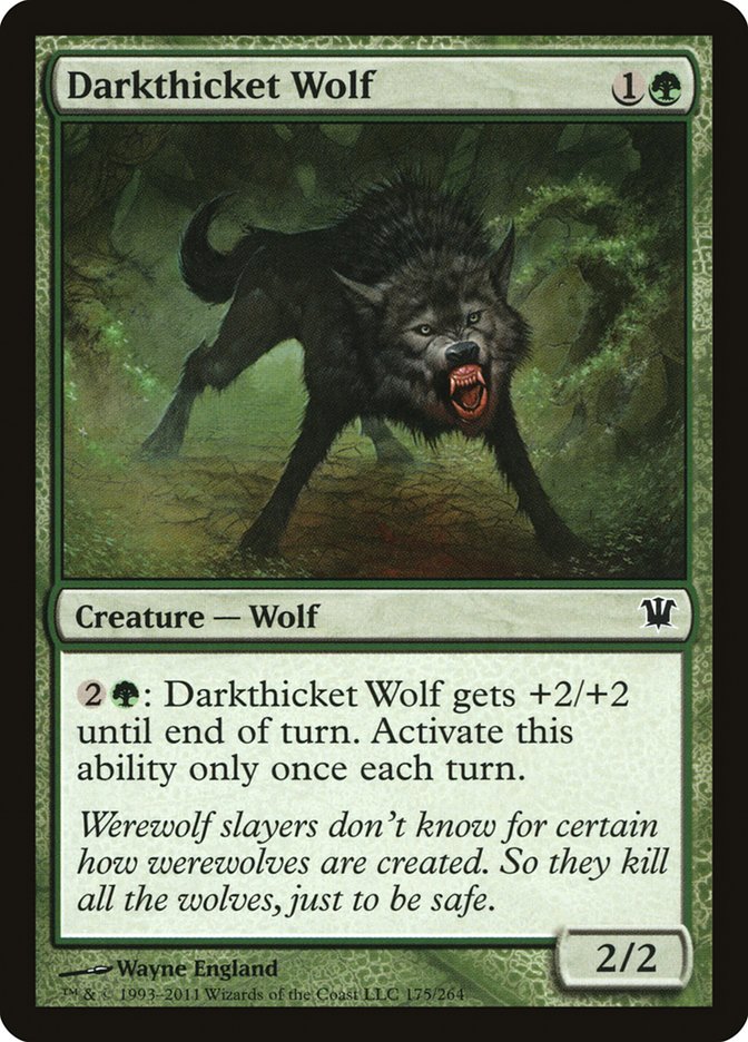 Darkthicket Wolf [Innistrad] | GrognardGamesBatavia