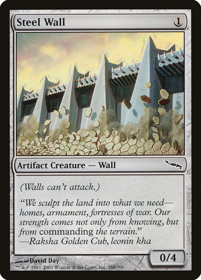 Steel Wall [Mirrodin] | GrognardGamesBatavia