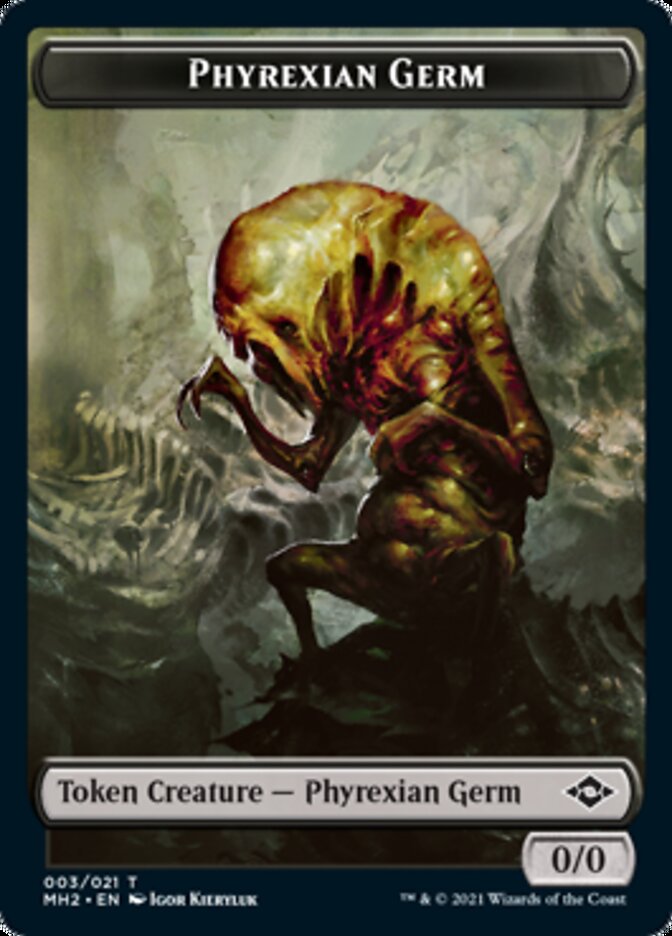 Phyrexian Germ Token [Modern Horizons 2 Tokens] | GrognardGamesBatavia