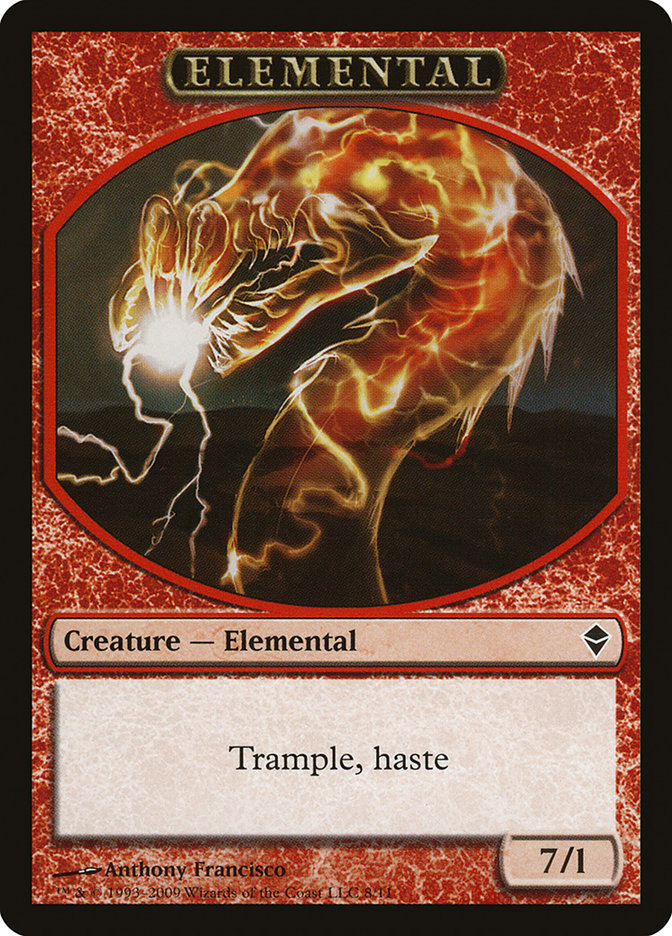 Elemental Token [Zendikar Tokens] | GrognardGamesBatavia