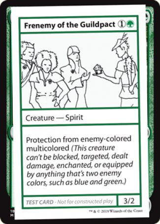 Frenemy of the Guildpact (2021 Edition) [Mystery Booster Playtest Cards] | GrognardGamesBatavia