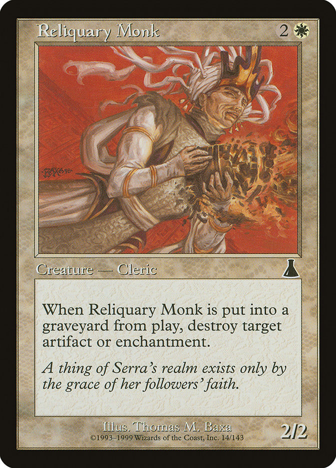 Reliquary Monk [Urza's Destiny] | GrognardGamesBatavia