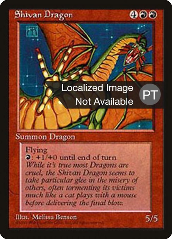 Shivan Dragon [Fourth Edition (Foreign Black Border)] | GrognardGamesBatavia