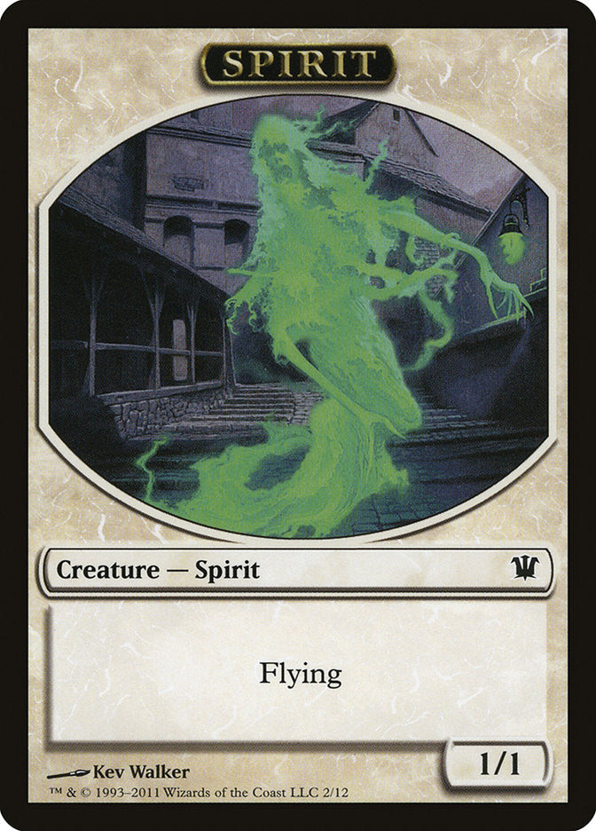 Spirit Token [Innistrad Tokens] | GrognardGamesBatavia