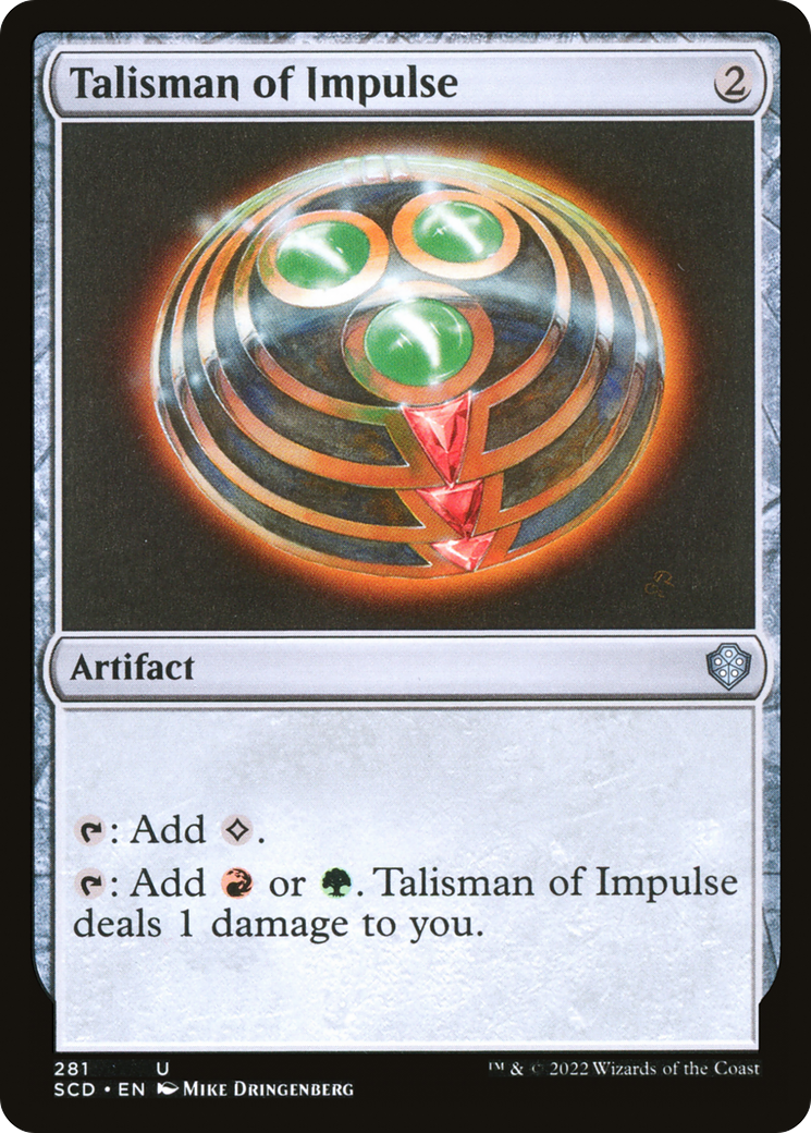 Talisman of Impulse [Starter Commander Decks] | GrognardGamesBatavia