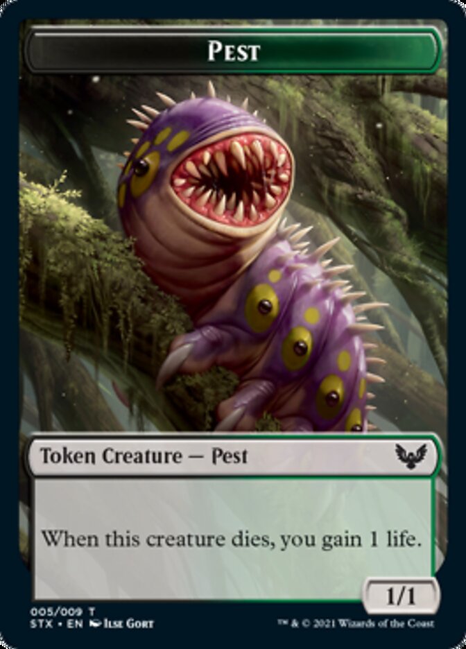 Food // Pest Double-Sided Token [Commander 2021 Tokens] | GrognardGamesBatavia