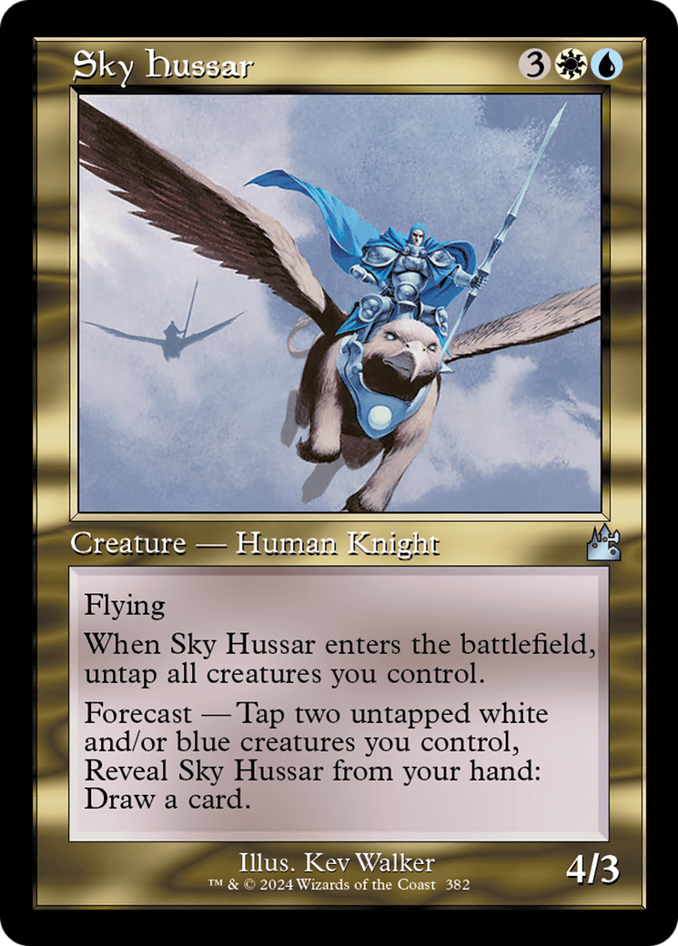 Sky Hussar (Retro Frame) [Ravnica Remastered] | GrognardGamesBatavia